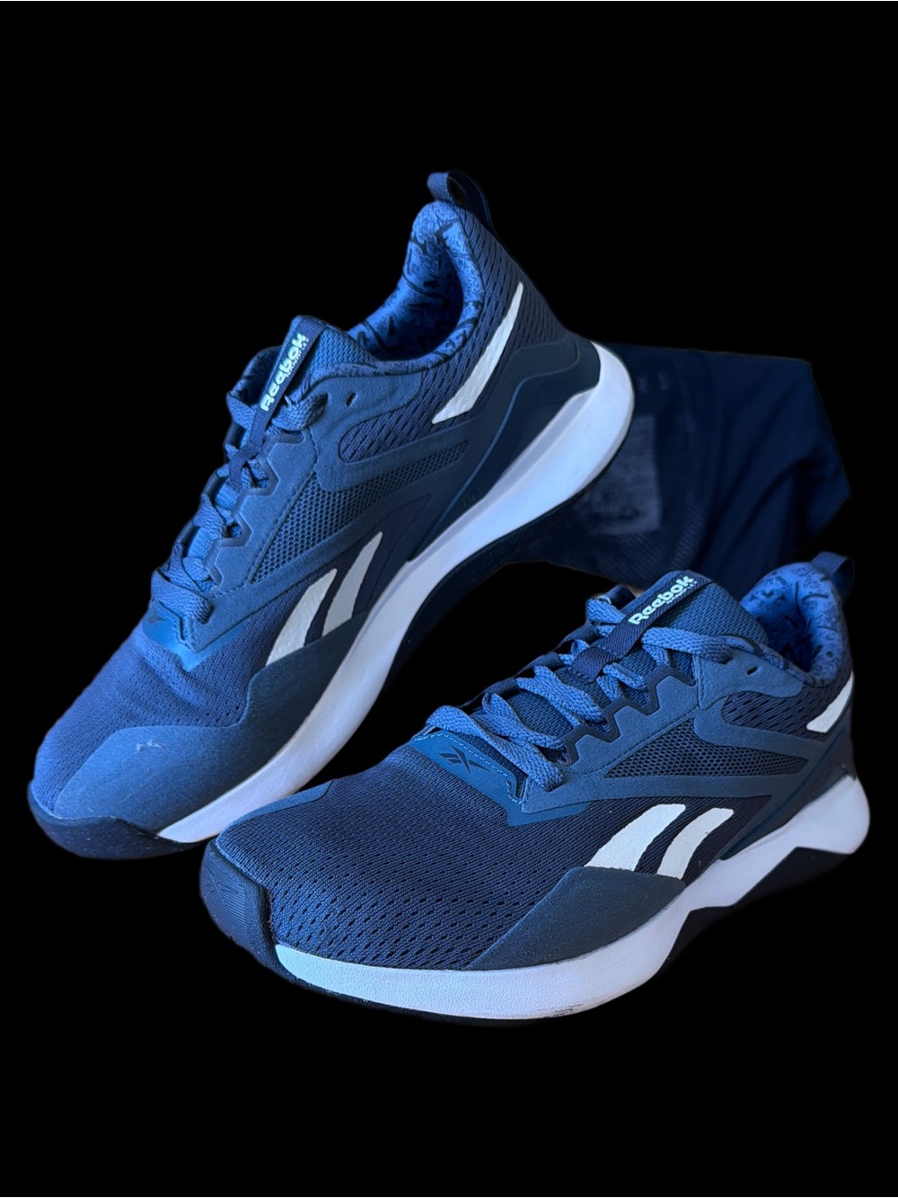 Reebok Nanoflex TR 2.0 East Coast Blue Men’s size 11 GYM SHOES EUC 1X
